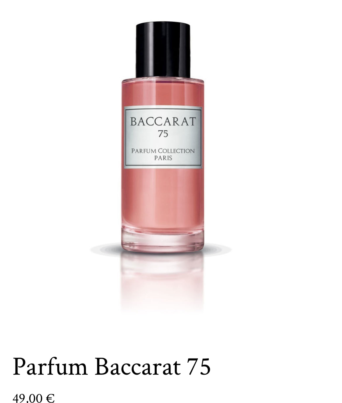 Perfume Baccarat(baccarat rouge 540)