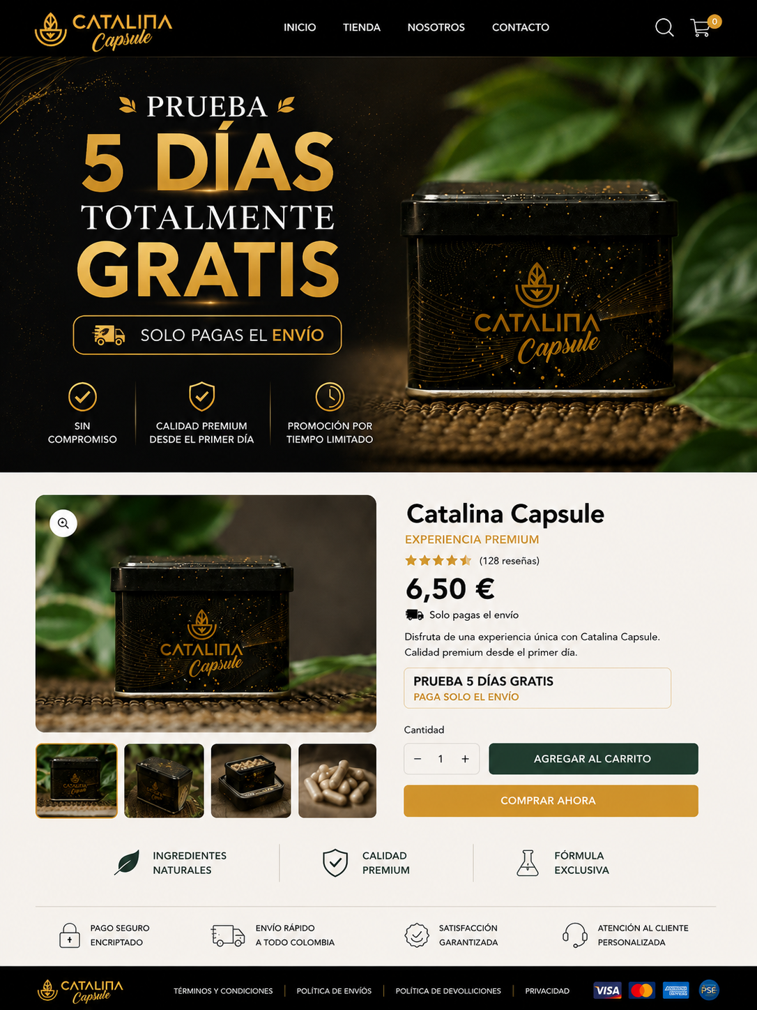 Prueba Gratis catalanina🍀NO SE PUEDE PEDIR MÁS DE UN BLÍSTER POR PEDIDO